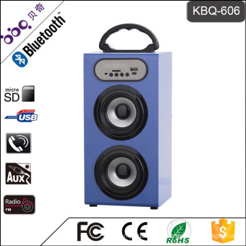 BBQ KBQ-606 Newest Audio Music Mini Portable Wooden Bluetooth Speaker vs Marquee Lights & TF/USB/FM Radio